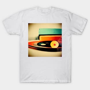 Rock And Roll Vinyl Records On My Turntable T-Shirt